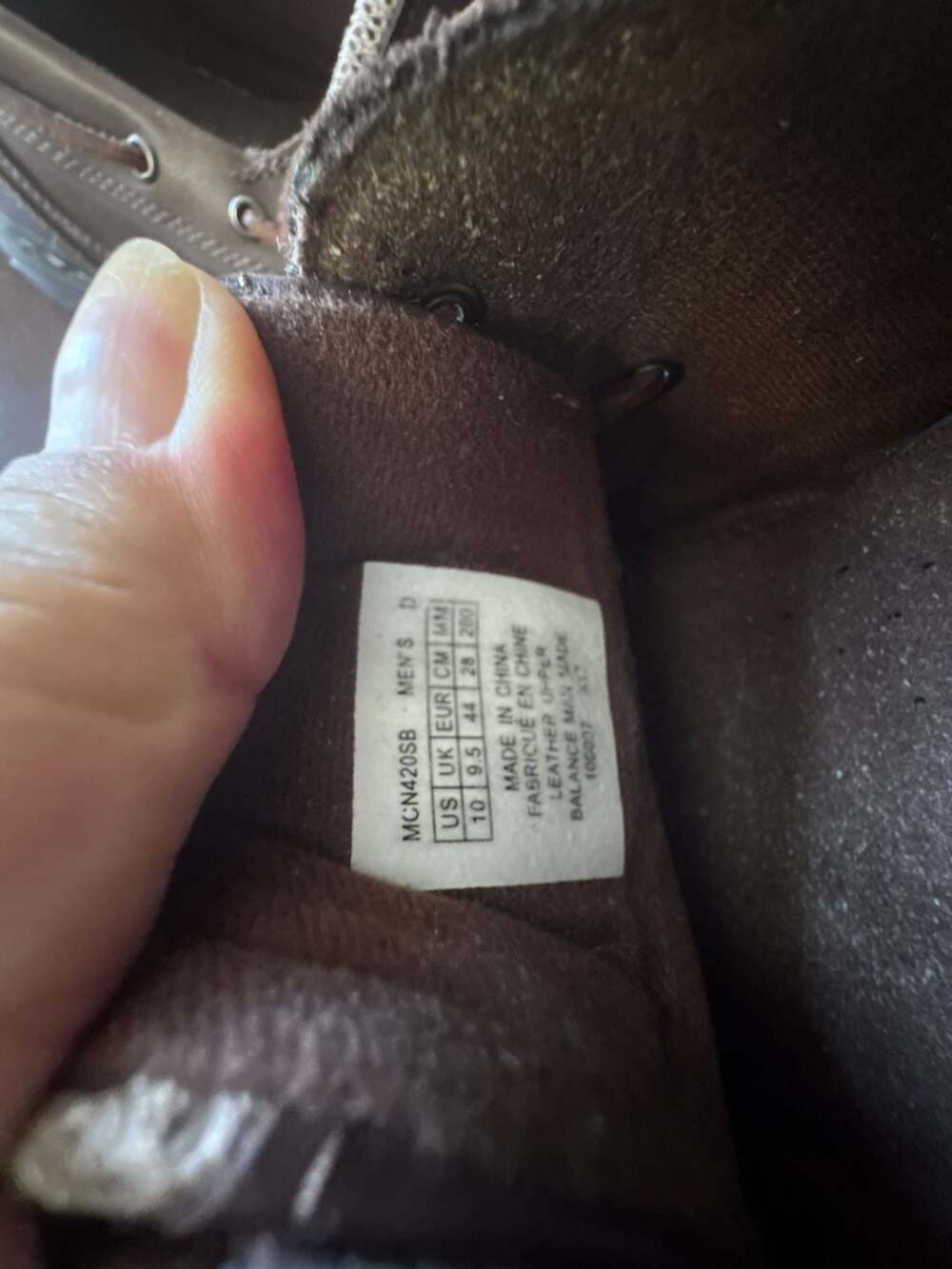 Dunham Brown Leather MCN420SB Boat Shoes Men's Size 10 D
